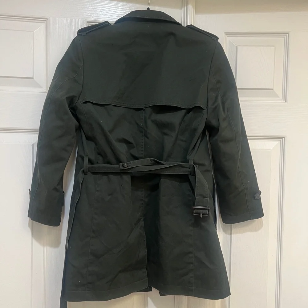 LAUREN Ralph Lauren Big Boy's 10 R Trench Removable Liner Coat -‎ Dark Olive